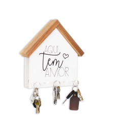 Porta Chaves/Correspondências "Aqui Tem Amor" Porta Chaves/Correspondências "Aqui Tem Amor"